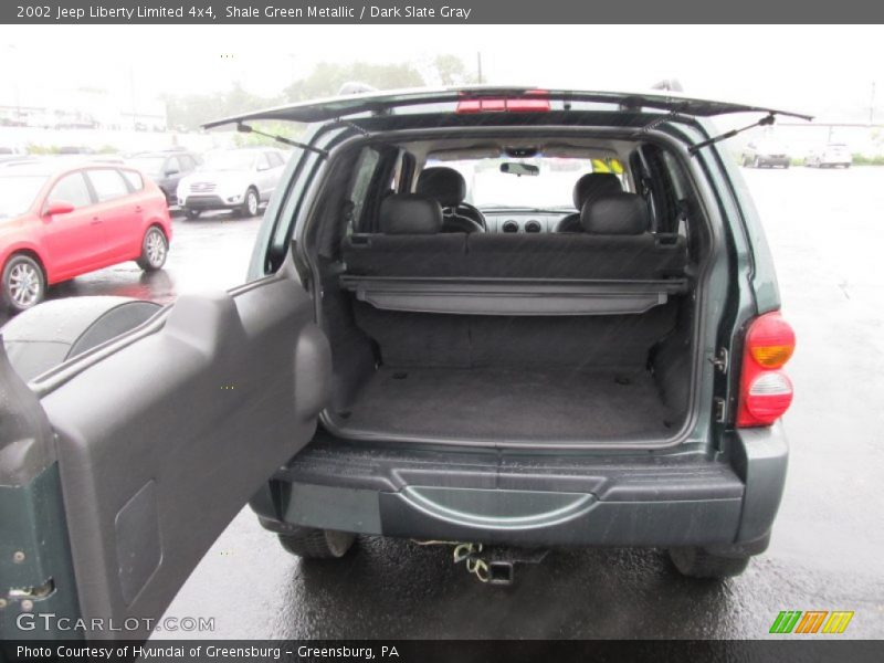 Shale Green Metallic / Dark Slate Gray 2002 Jeep Liberty Limited 4x4