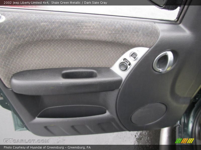 Shale Green Metallic / Dark Slate Gray 2002 Jeep Liberty Limited 4x4