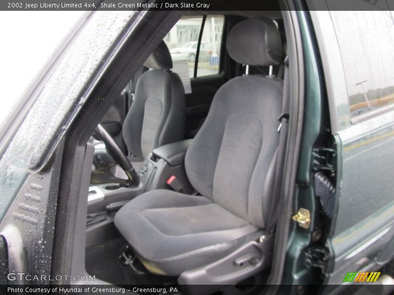 Shale Green Metallic / Dark Slate Gray 2002 Jeep Liberty Limited 4x4