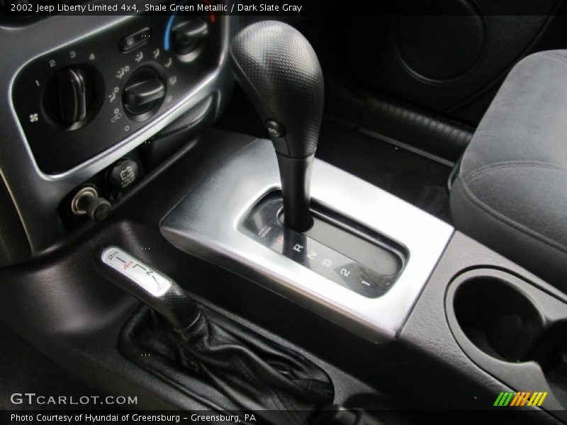 Shale Green Metallic / Dark Slate Gray 2002 Jeep Liberty Limited 4x4