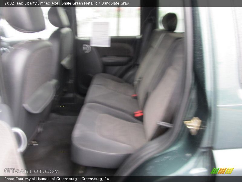 Shale Green Metallic / Dark Slate Gray 2002 Jeep Liberty Limited 4x4