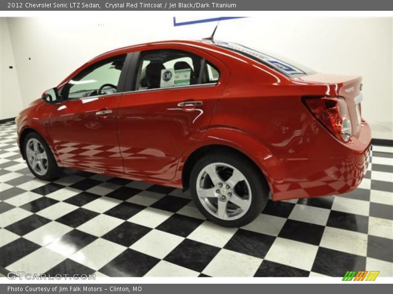  2012 Sonic LTZ Sedan Crystal Red Tintcoat