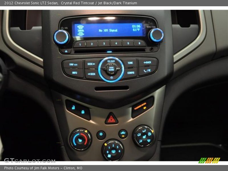 Controls of 2012 Sonic LTZ Sedan