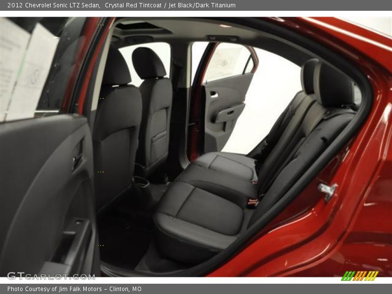 Crystal Red Tintcoat / Jet Black/Dark Titanium 2012 Chevrolet Sonic LTZ Sedan