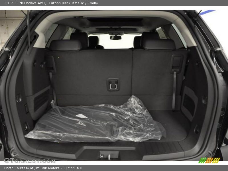 Carbon Black Metallic / Ebony 2012 Buick Enclave AWD