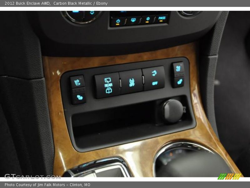 Carbon Black Metallic / Ebony 2012 Buick Enclave AWD