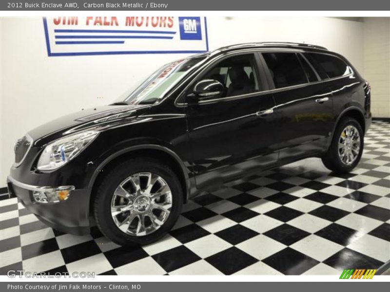 Carbon Black Metallic / Ebony 2012 Buick Enclave AWD