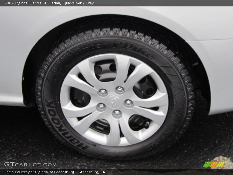 Quicksilver / Gray 2009 Hyundai Elantra GLS Sedan