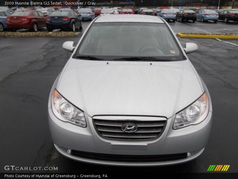 Quicksilver / Gray 2009 Hyundai Elantra GLS Sedan