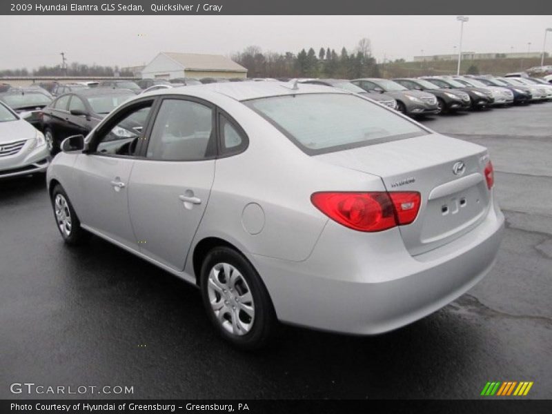 Quicksilver / Gray 2009 Hyundai Elantra GLS Sedan