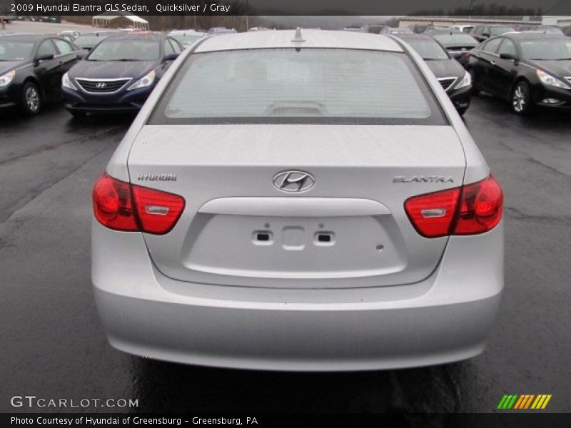 Quicksilver / Gray 2009 Hyundai Elantra GLS Sedan