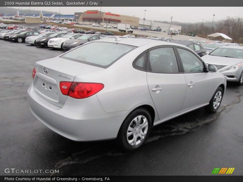 Quicksilver / Gray 2009 Hyundai Elantra GLS Sedan