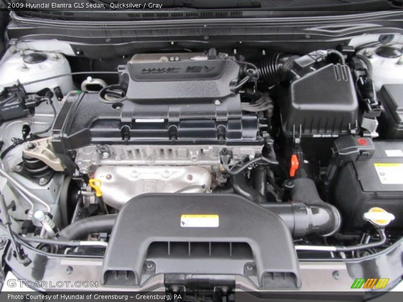 Quicksilver / Gray 2009 Hyundai Elantra GLS Sedan