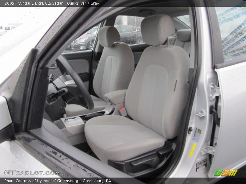 Quicksilver / Gray 2009 Hyundai Elantra GLS Sedan