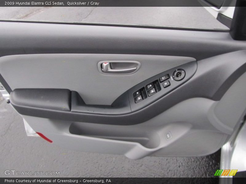 Quicksilver / Gray 2009 Hyundai Elantra GLS Sedan