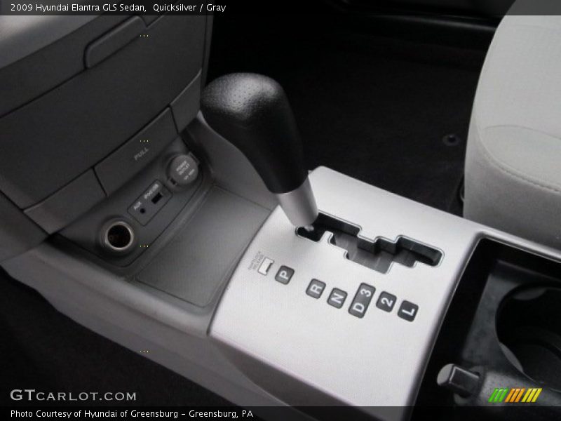 Quicksilver / Gray 2009 Hyundai Elantra GLS Sedan