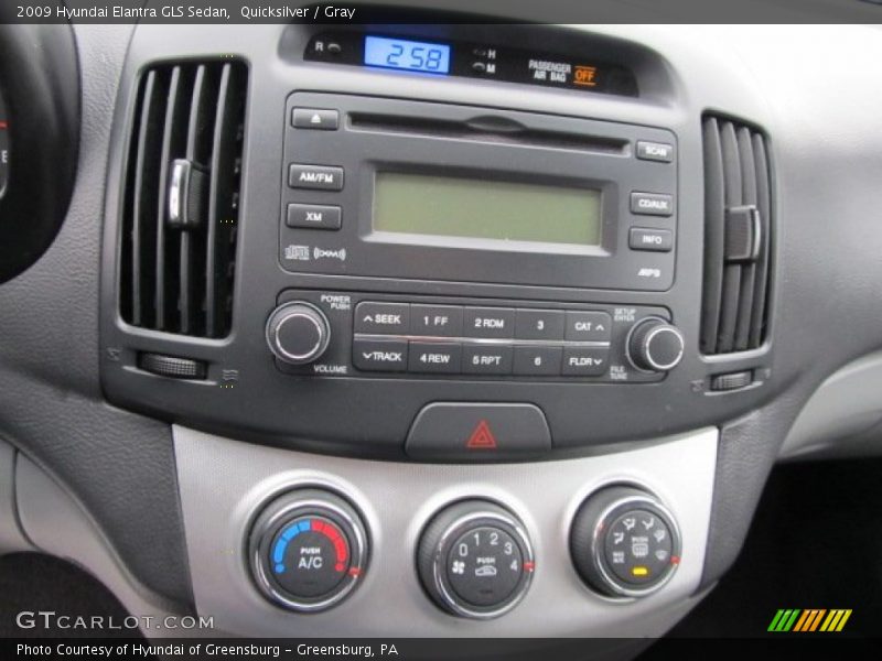 Quicksilver / Gray 2009 Hyundai Elantra GLS Sedan