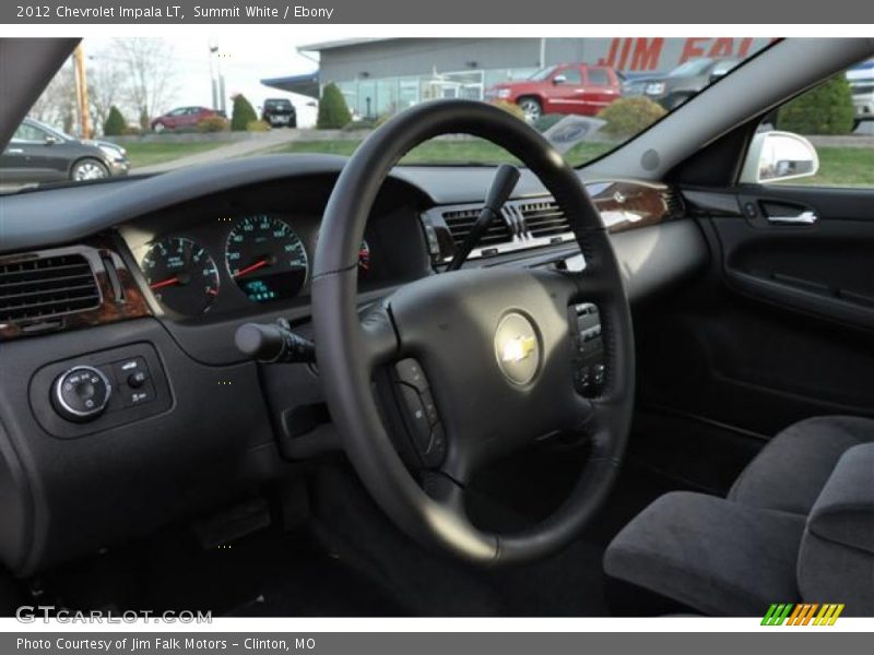 Summit White / Ebony 2012 Chevrolet Impala LT