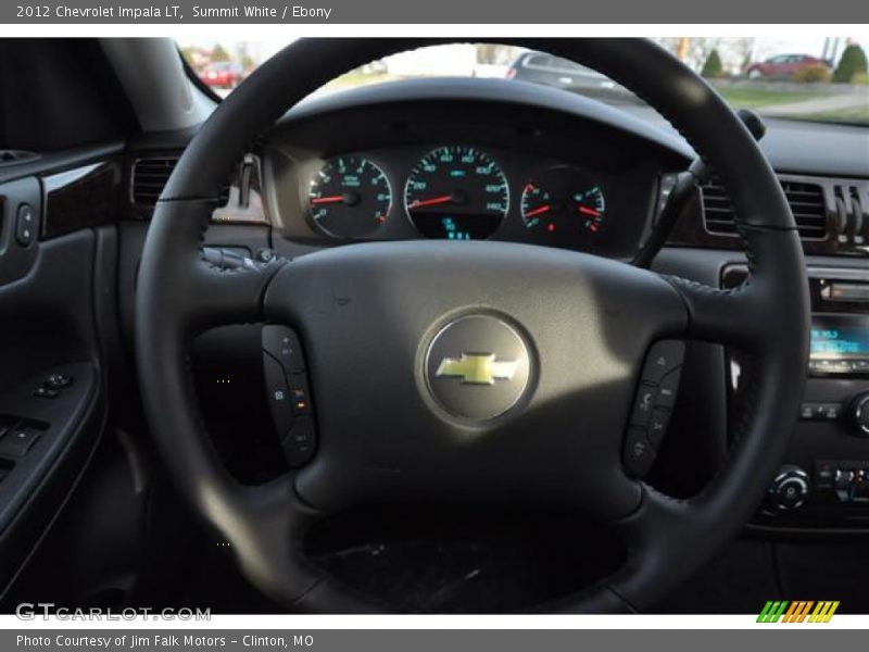 Summit White / Ebony 2012 Chevrolet Impala LT