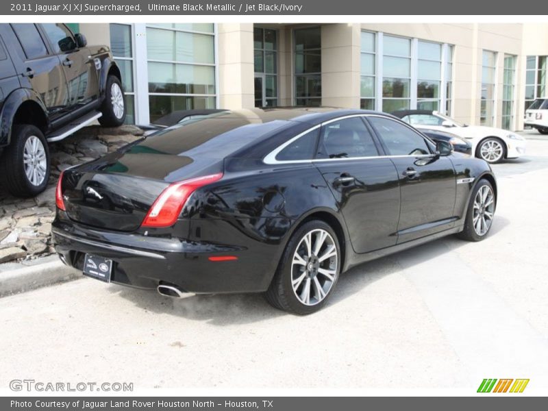 Ultimate Black Metallic / Jet Black/Ivory 2011 Jaguar XJ XJ Supercharged