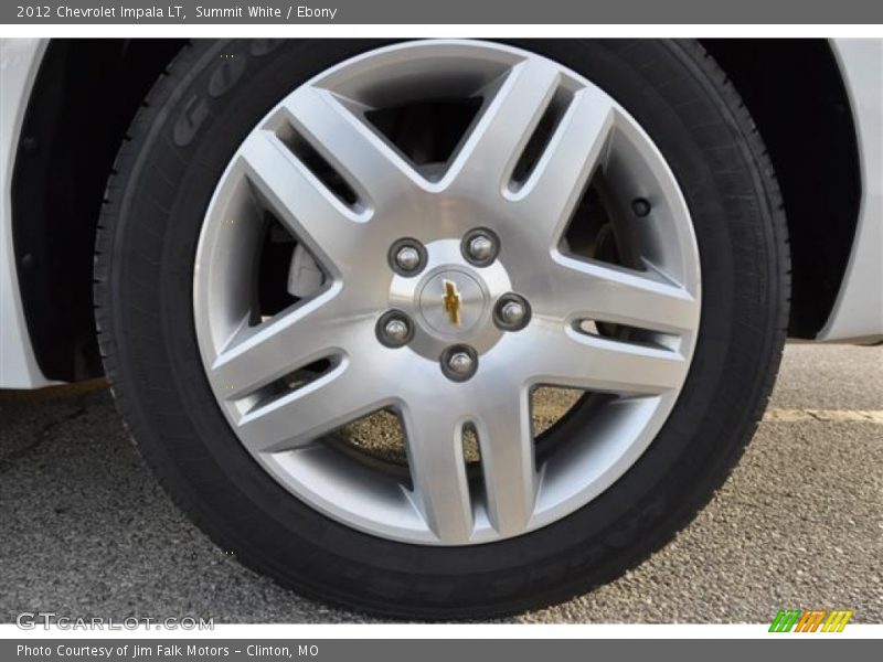 Summit White / Ebony 2012 Chevrolet Impala LT