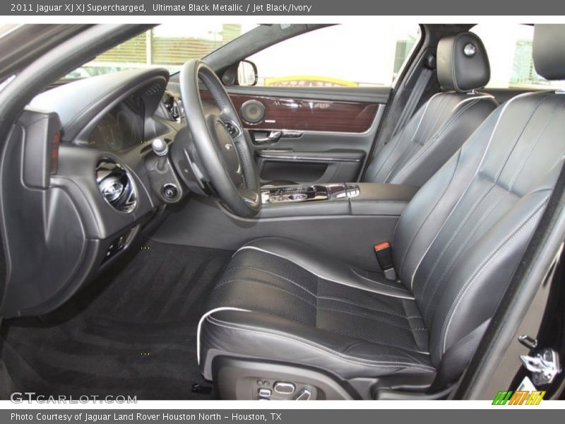  2011 XJ XJ Supercharged Jet Black/Ivory Interior