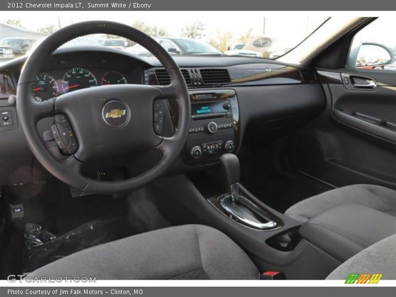 Summit White / Ebony 2012 Chevrolet Impala LT