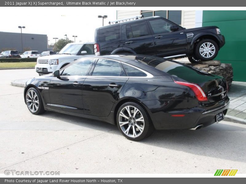 Ultimate Black Metallic / Jet Black/Ivory 2011 Jaguar XJ XJ Supercharged