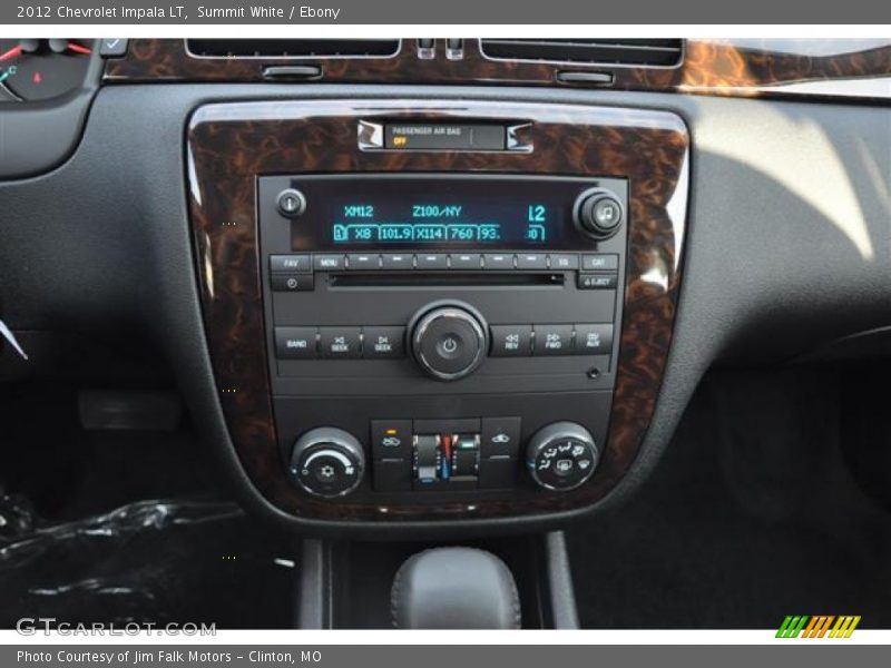 Summit White / Ebony 2012 Chevrolet Impala LT
