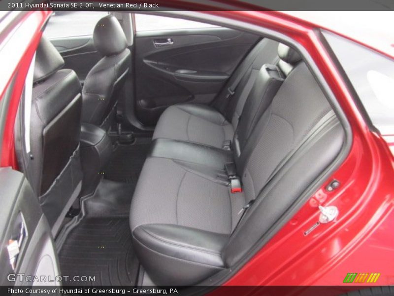 Venetian Red / Black 2011 Hyundai Sonata SE 2.0T