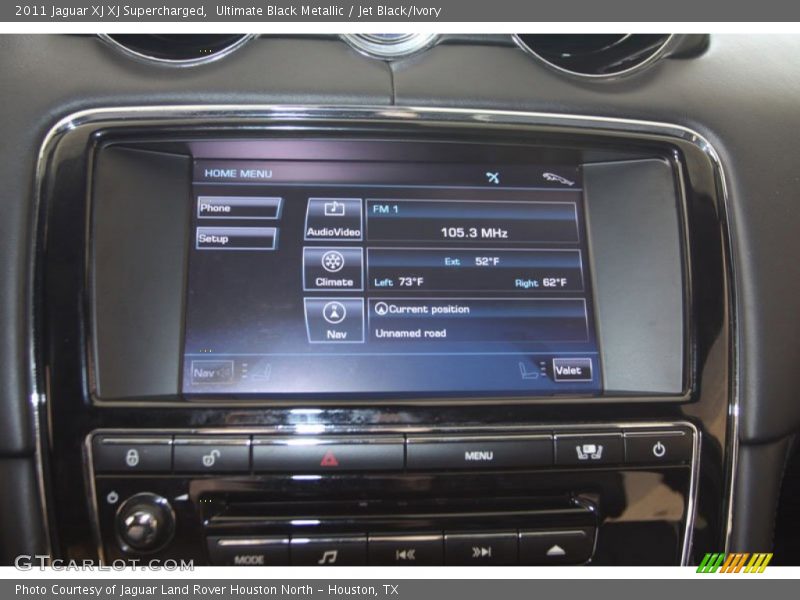 Ultimate Black Metallic / Jet Black/Ivory 2011 Jaguar XJ XJ Supercharged