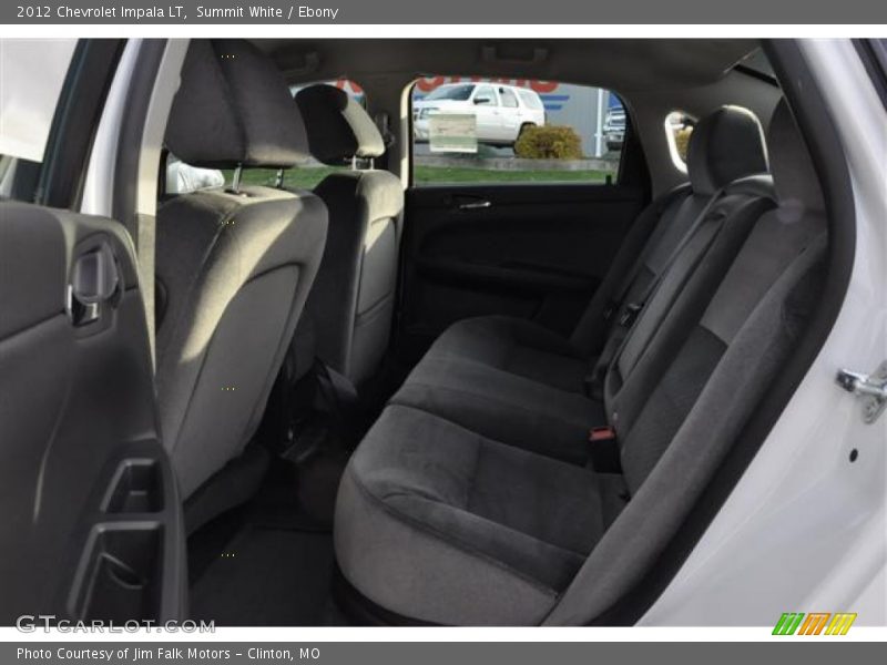 Summit White / Ebony 2012 Chevrolet Impala LT