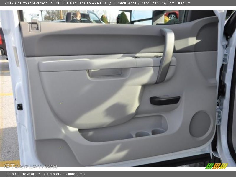 Summit White / Dark Titanium/Light Titanium 2012 Chevrolet Silverado 3500HD LT Regular Cab 4x4 Dually