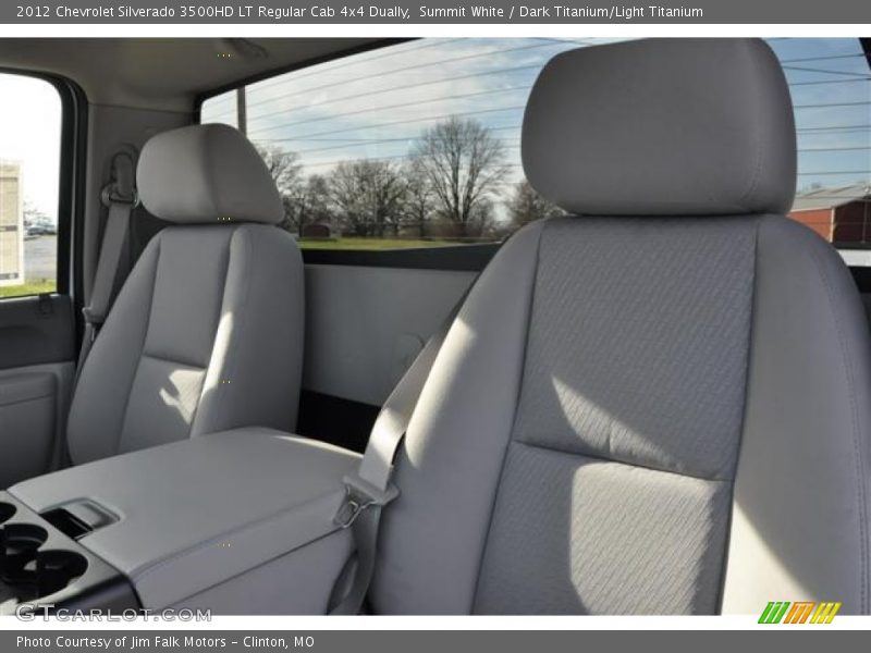 Summit White / Dark Titanium/Light Titanium 2012 Chevrolet Silverado 3500HD LT Regular Cab 4x4 Dually