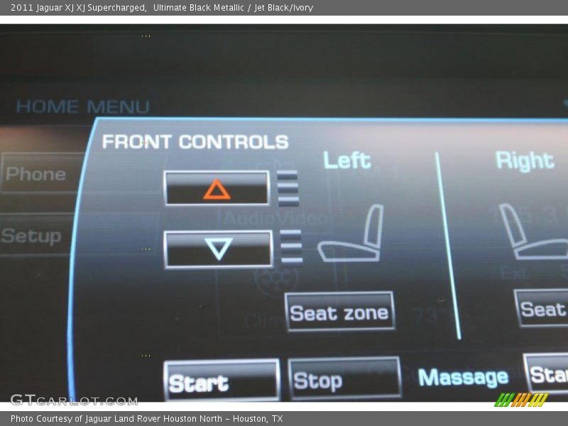 Ultimate Black Metallic / Jet Black/Ivory 2011 Jaguar XJ XJ Supercharged