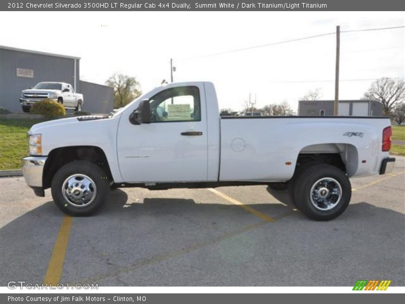  2012 Silverado 3500HD LT Regular Cab 4x4 Dually Summit White