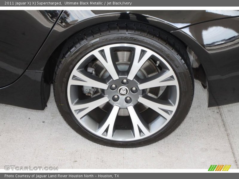 Ultimate Black Metallic / Jet Black/Ivory 2011 Jaguar XJ XJ Supercharged