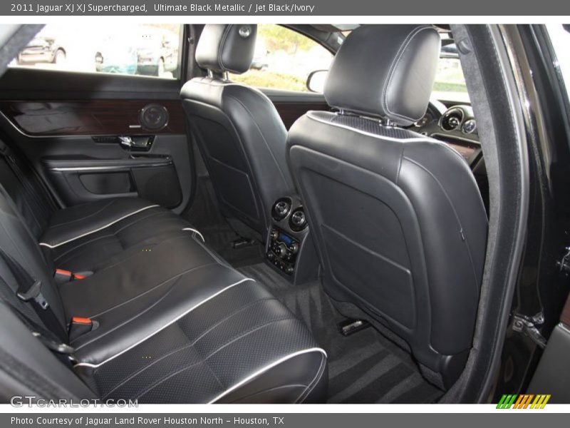 Ultimate Black Metallic / Jet Black/Ivory 2011 Jaguar XJ XJ Supercharged