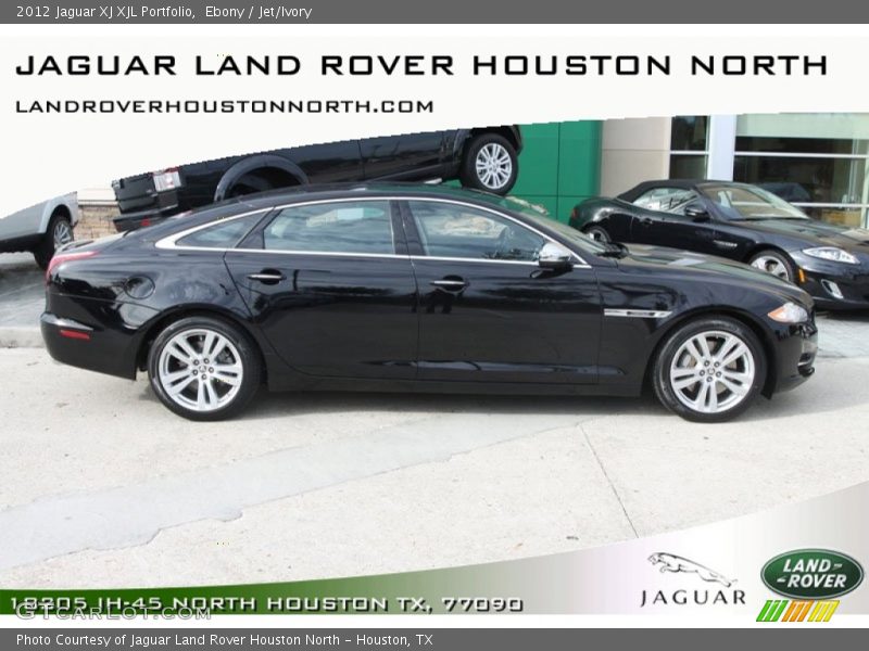 Ebony / Jet/Ivory 2012 Jaguar XJ XJL Portfolio