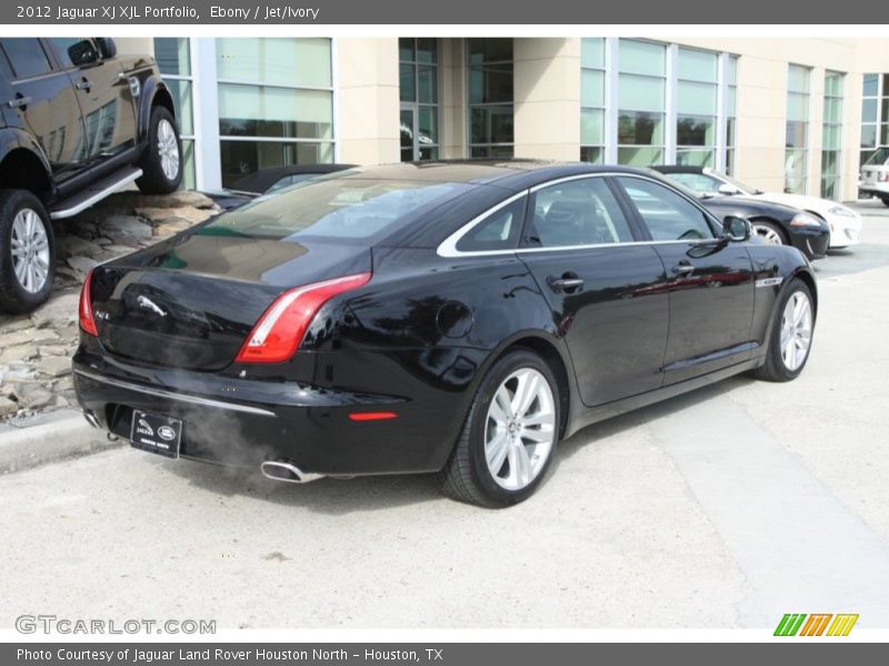 Ebony / Jet/Ivory 2012 Jaguar XJ XJL Portfolio
