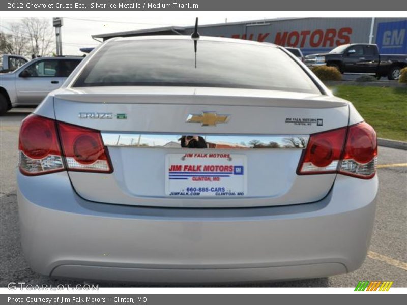 Silver Ice Metallic / Medium Titanium 2012 Chevrolet Cruze Eco