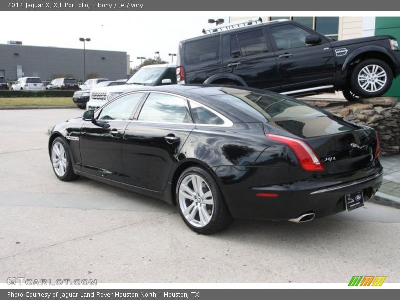 Ebony / Jet/Ivory 2012 Jaguar XJ XJL Portfolio