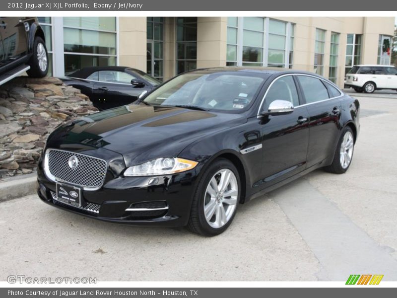 Ebony / Jet/Ivory 2012 Jaguar XJ XJL Portfolio