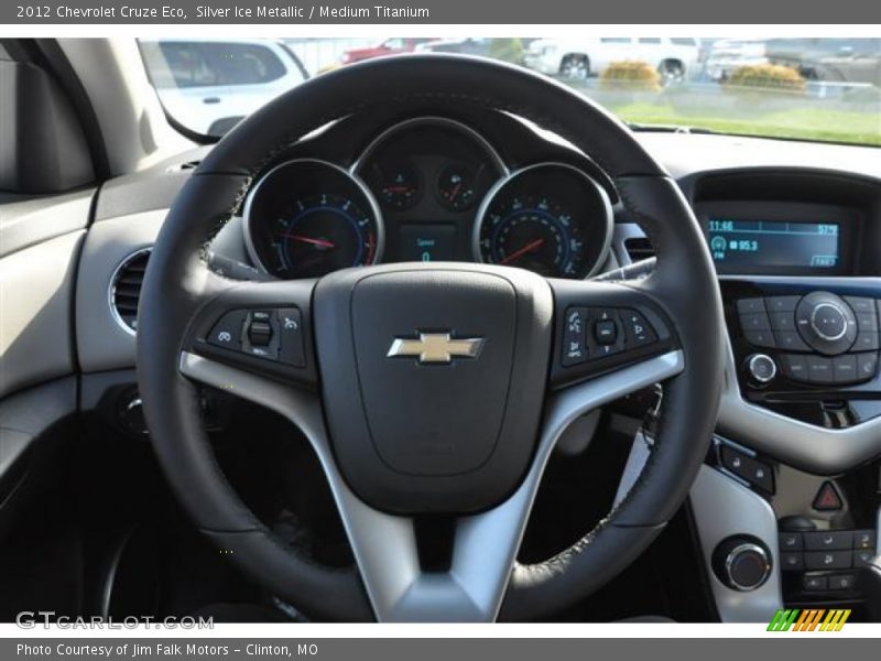 Silver Ice Metallic / Medium Titanium 2012 Chevrolet Cruze Eco