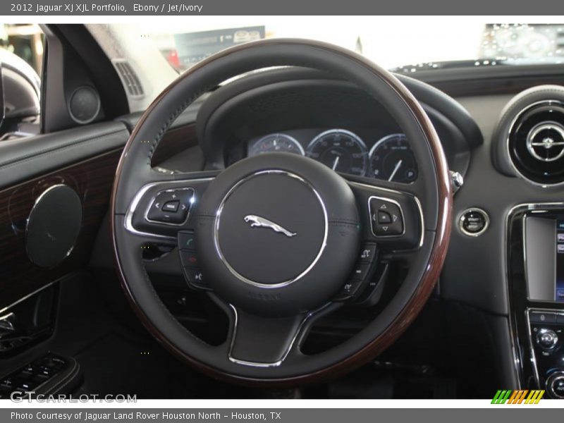  2012 XJ XJL Portfolio Steering Wheel