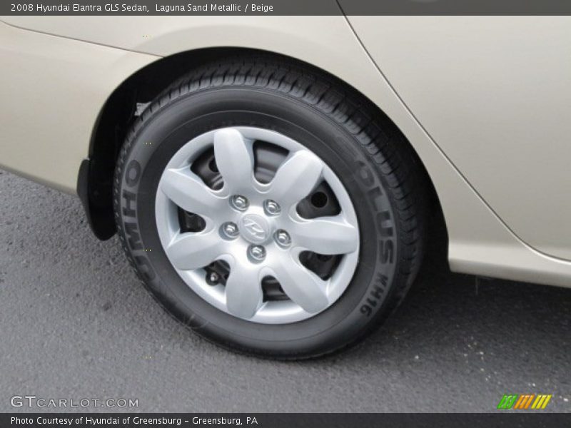 Laguna Sand Metallic / Beige 2008 Hyundai Elantra GLS Sedan