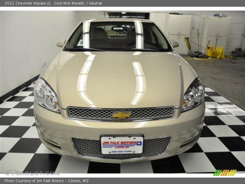 Gold Mist Metallic / Neutral 2012 Chevrolet Impala LS