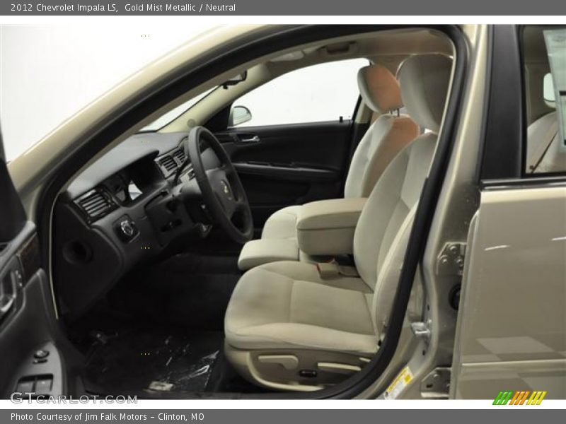 Gold Mist Metallic / Neutral 2012 Chevrolet Impala LS
