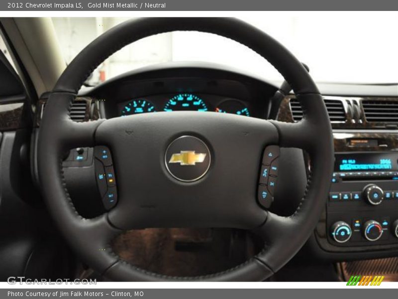 Gold Mist Metallic / Neutral 2012 Chevrolet Impala LS