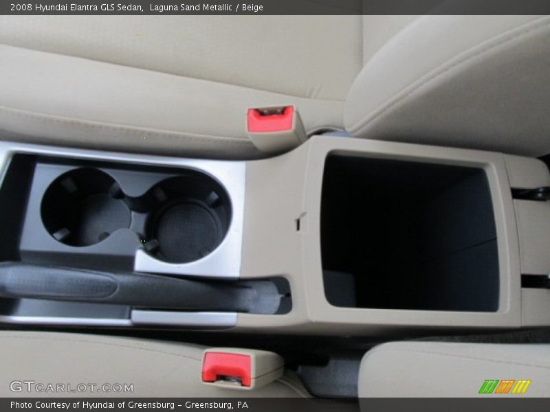 Laguna Sand Metallic / Beige 2008 Hyundai Elantra GLS Sedan